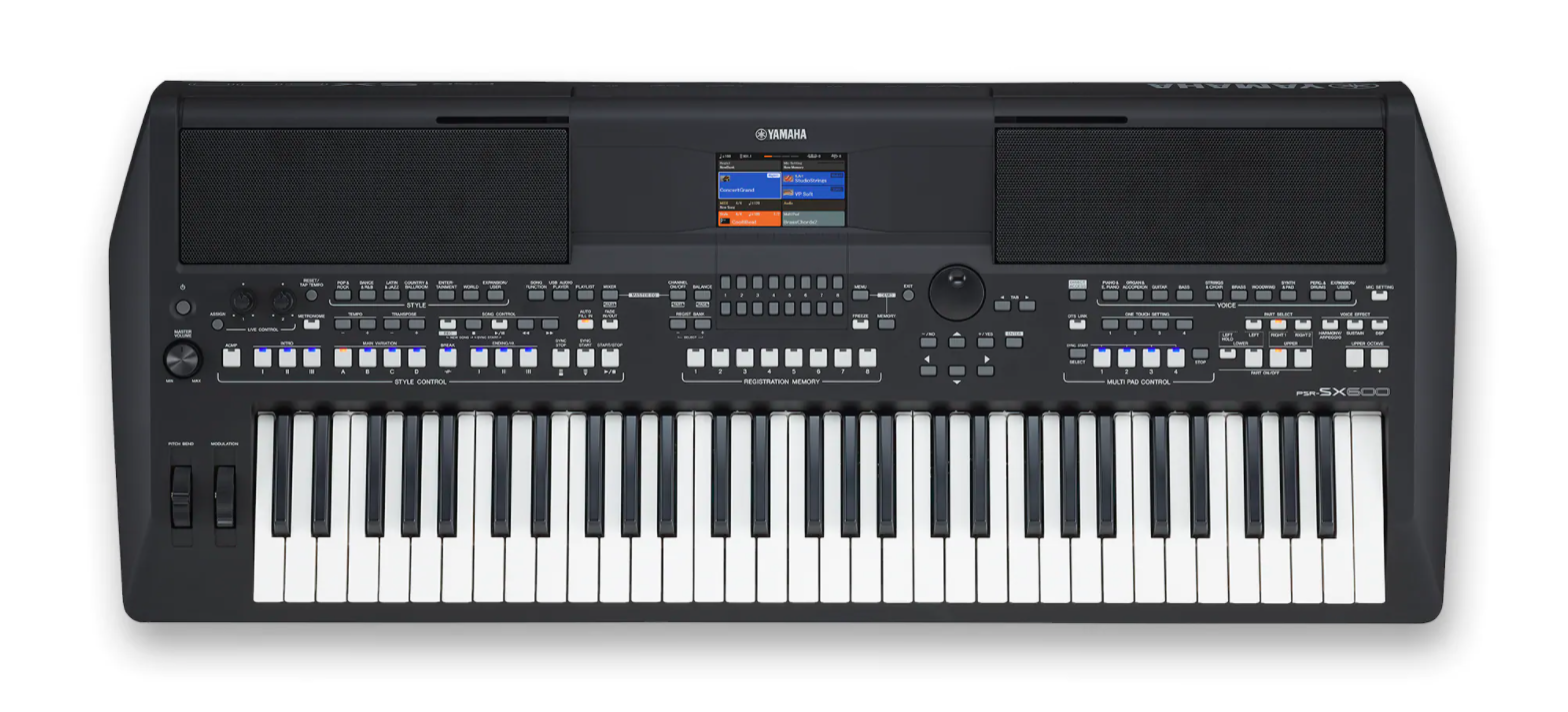 Yamaha PSR-SX600, Keyboard