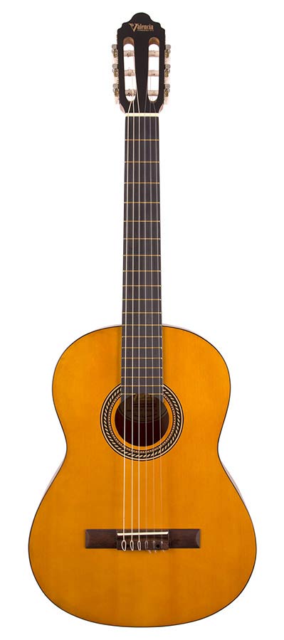 Valencia VC204, Klassisk Gitar 4/4 str, Natural glossy