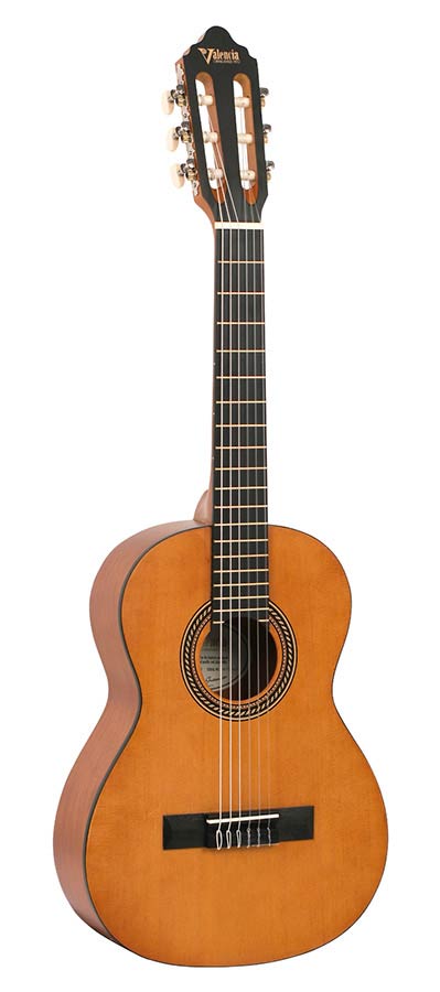Valencia VC202, Klassisk Gitar 1/2 str, Natural glossy