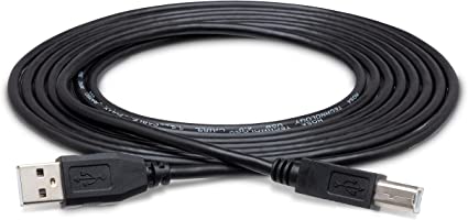 Hosa USB205AB, USB-A/USB-B 2.0 speed 1,5 meter