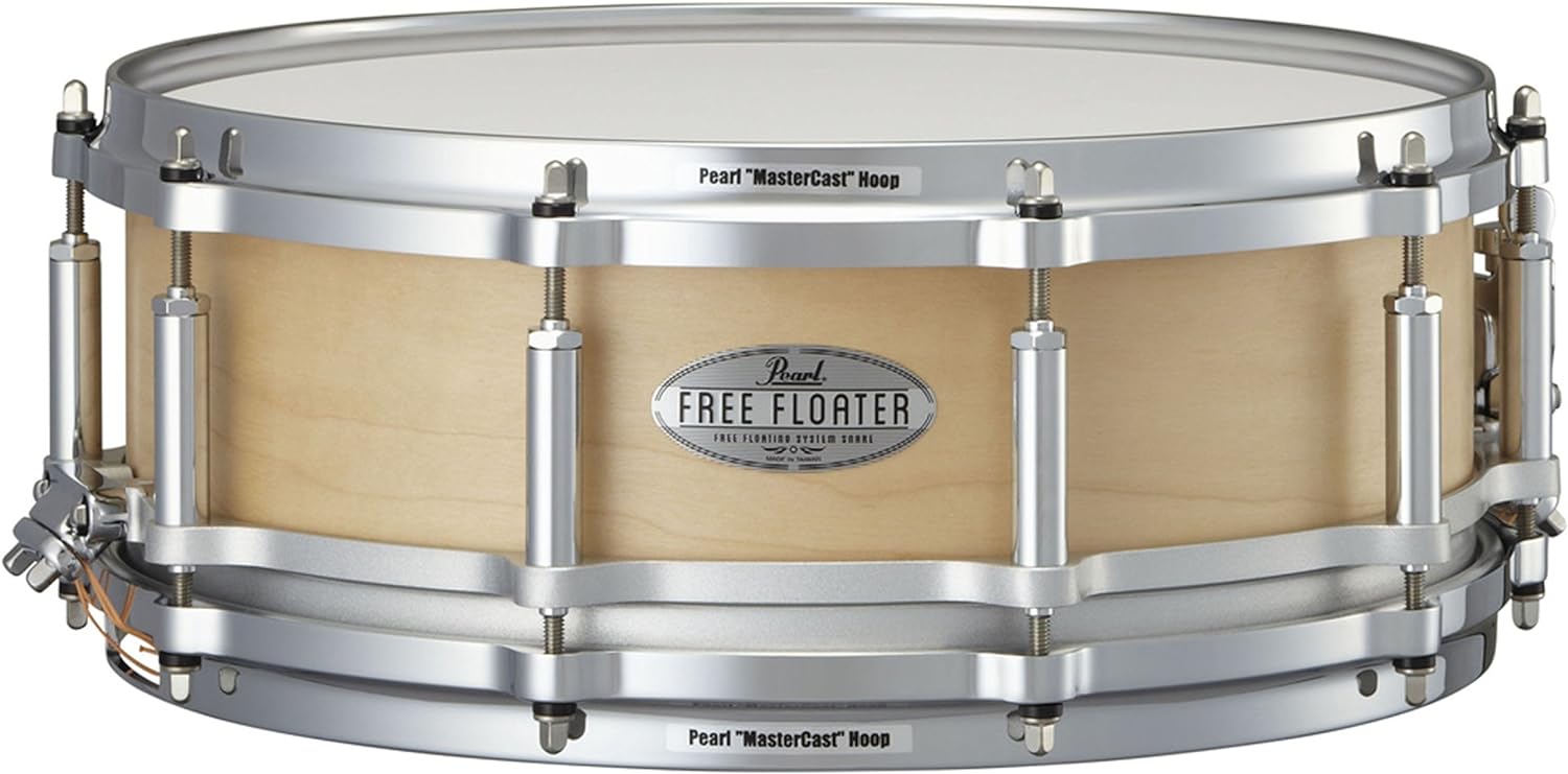 Pearl 14 x 5.0, FFS 6 ply (7.5mm) Maple Free Floater