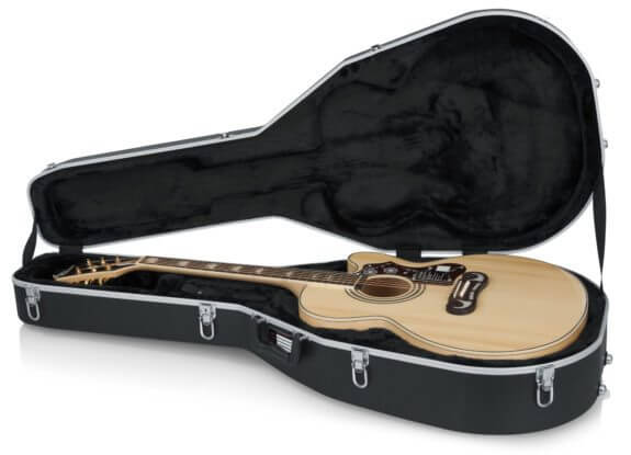 Gator GCJUMBOS Deluxe ABS Case Jumbo guitar