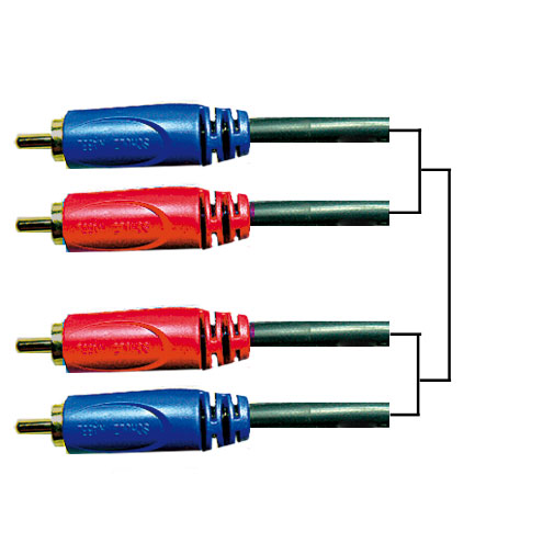 Schulz GRCA9/3m, 2xRCA til 2xRCA