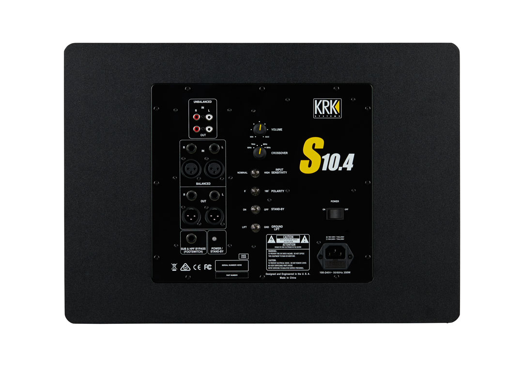 KRK S10.4, Powered Studio Subwoofer