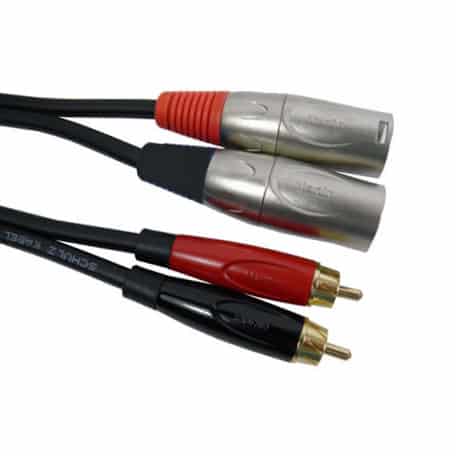 Schulz ATEAM3, 2xXLRM til 2xRCA