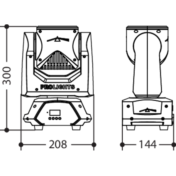 PROLIGHTS PIXIEBEAM, Moving head