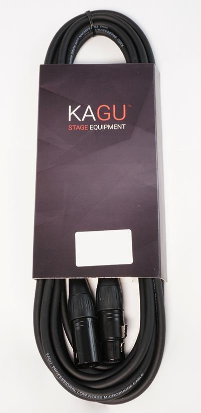 KAGU DMNXBK DMX-kabel 5m 3-pin