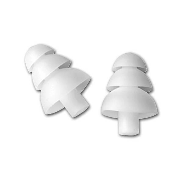 Shure EATFL1-6 Triple Flange Silicon Sleeves, 3 pairs