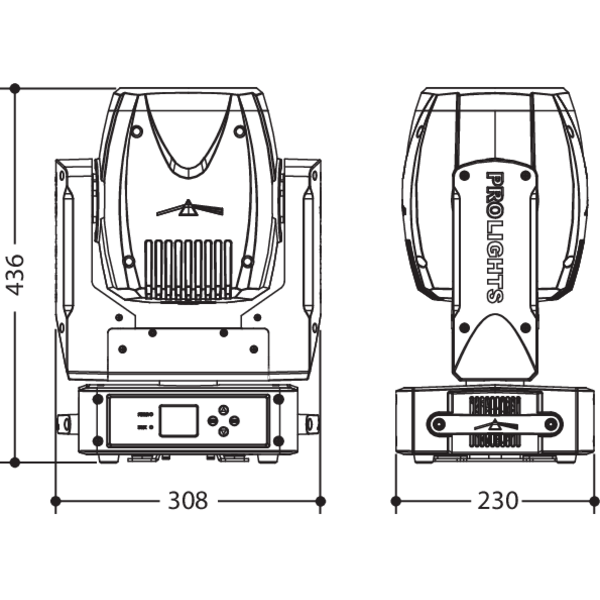 PROLIGHTS JETSPOT2BK, Moving head