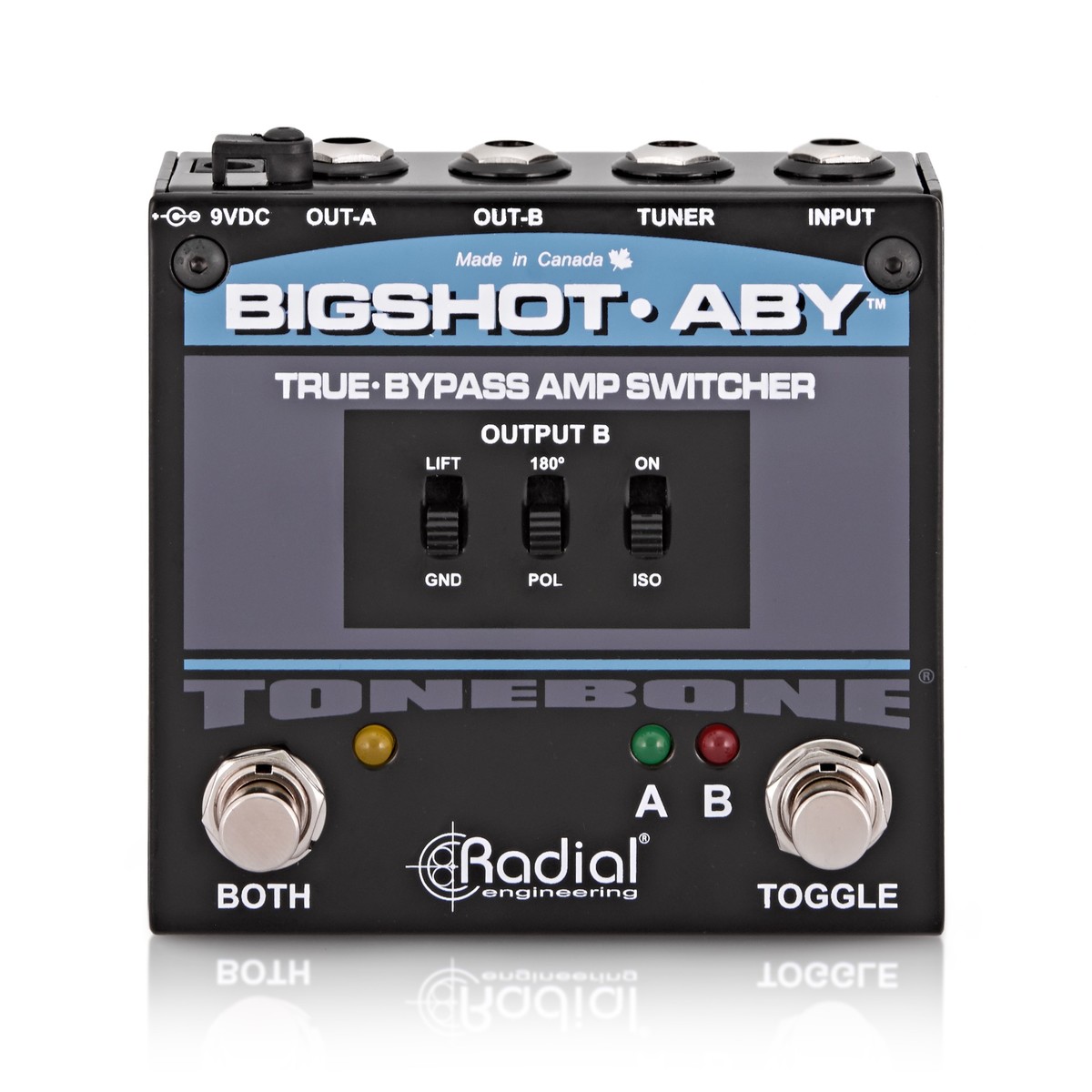 Radial BigShot ABY, True Bypass Switcher