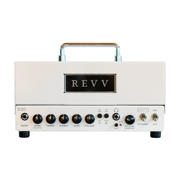 Revv D20 White, 20w Lunchbox Tube Amp