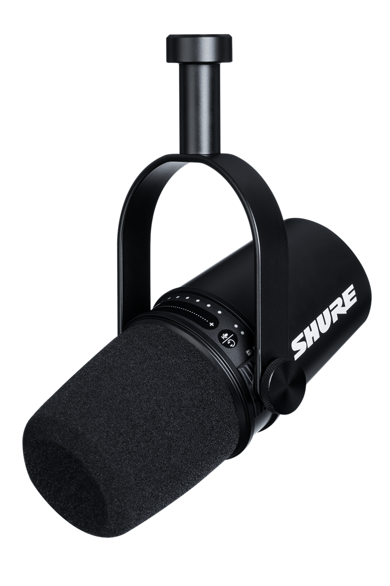 Shure MV7, Broadcast/Studio Mikrofon, Black